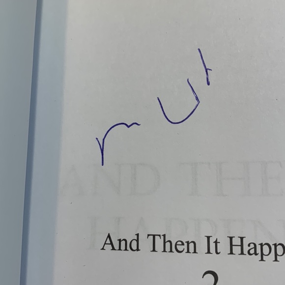 And then it happened signed by author - Picture 3 of 6